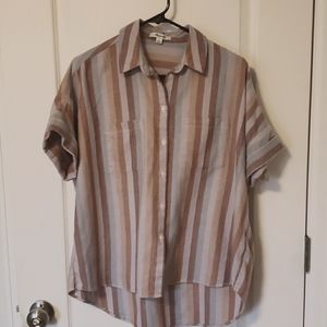 Madewell Courier Shirt Multi Stripe